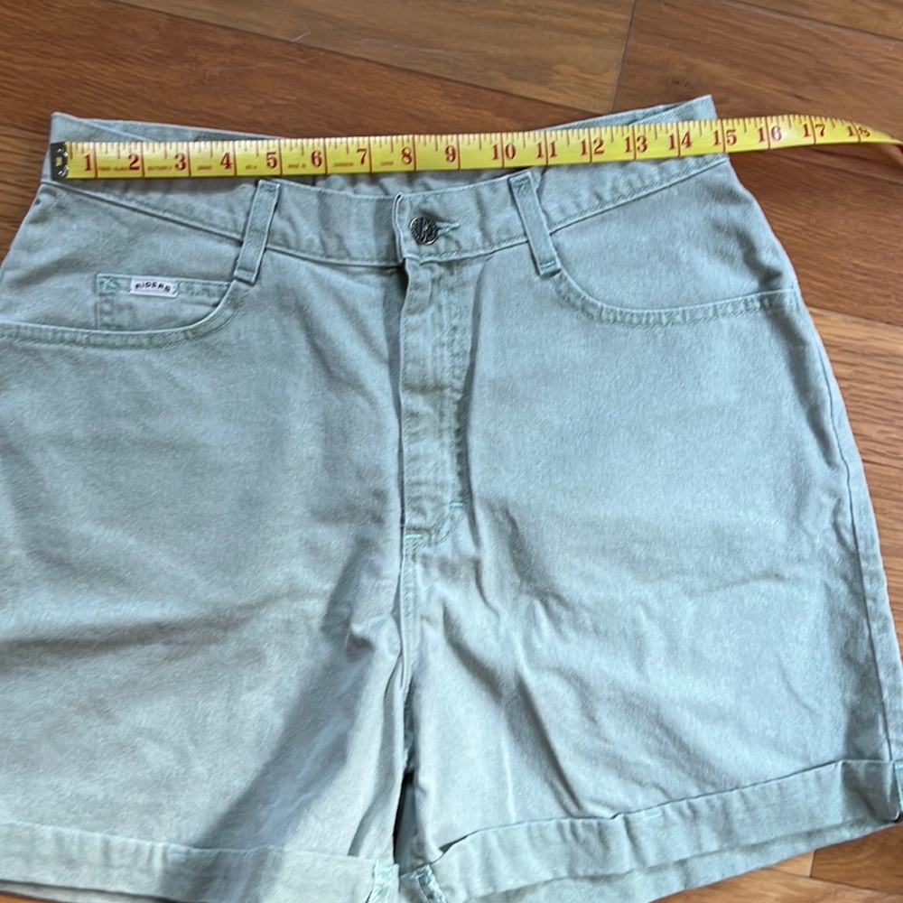Light green denim shorts Riders